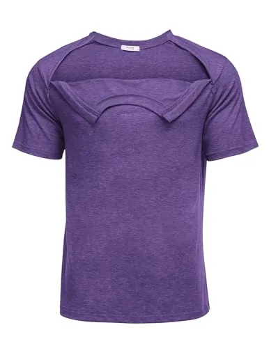 Unisex Port-Access Shirt, Bright Purple