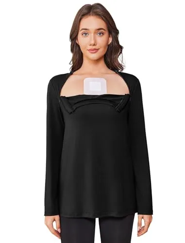 Women's Long-Sleeve Port-Access Shirt III, Black
