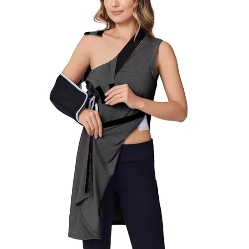 Women's Tear-Away Tank Top V, Dark Gray