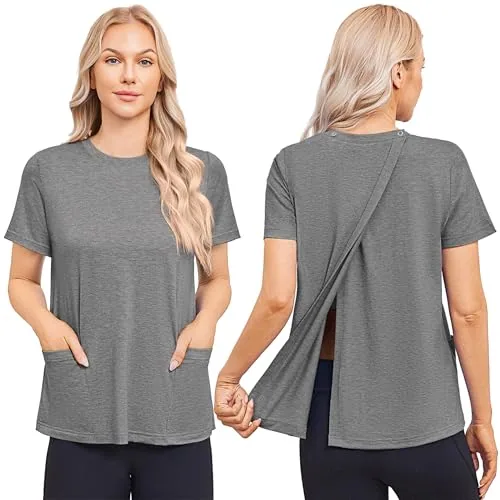 Women's Hospital Gown V, Grey
