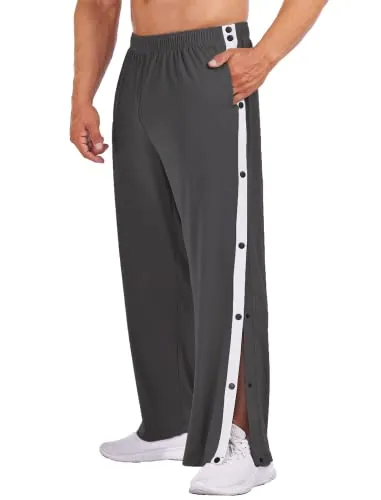 Men's Tear-Away Pants, Dark Grey