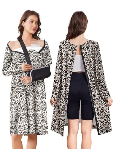 Women's Hospital Gown IV, Leopard