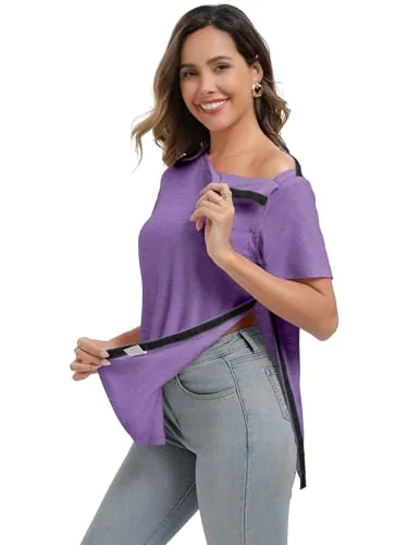 Women's Tear-Away Shirt, Purple