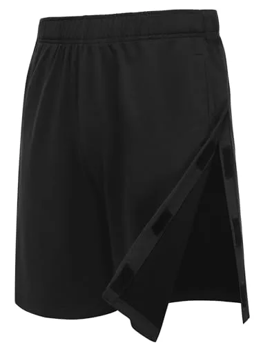Unisex Tear-Away Shorts, Black