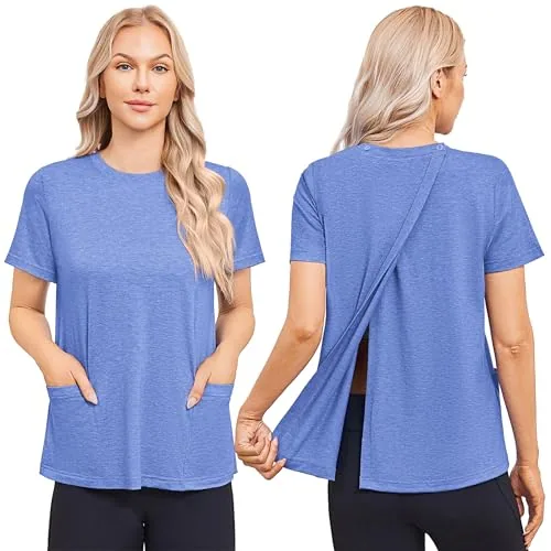 Women's Hospital Gown V, Blue