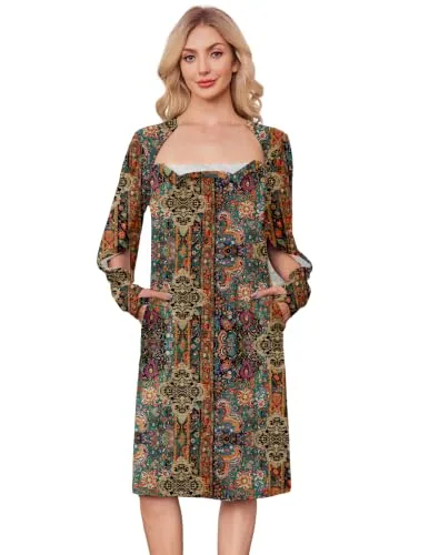 Women's Port-Access Shirt VII, Paisley Ethnic