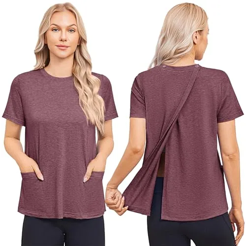 Women's Tear-Away Shirt VII, Burgundy