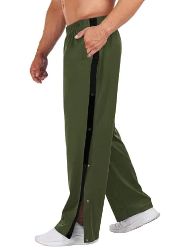 Men's Tear-Away Pants, Army Green