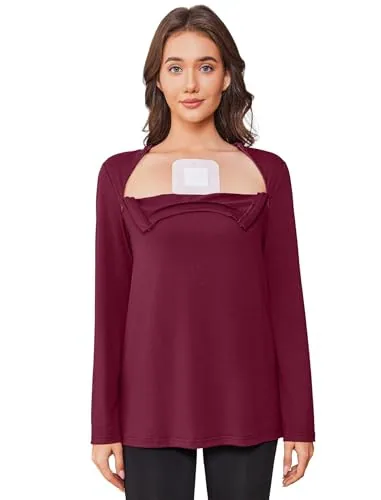 Women's Long-Sleeve Port-Access Shirt III, Red