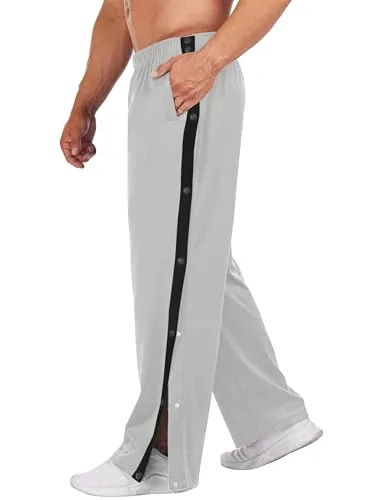 Men's Tear-Away Pants, Light Grey