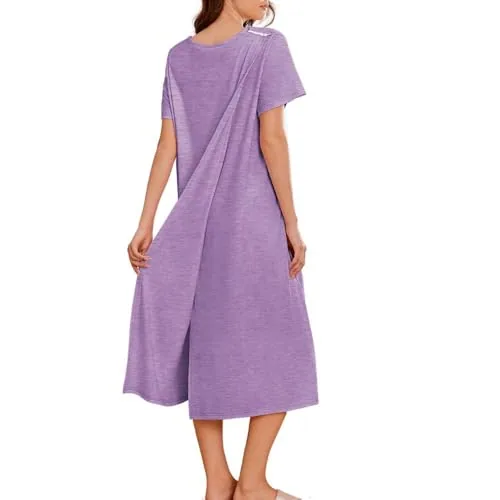 Women's Open-Back Dress III, Mauve