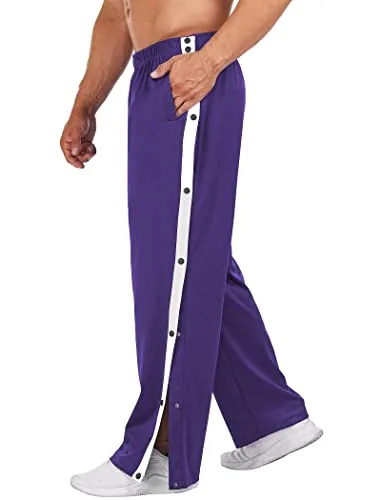 Men's Tear-Away Pants, Purple