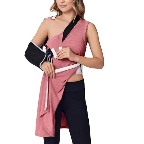 Women's Tear-Away Tank Top V, Rose Red