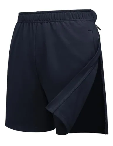 Women's Tear-Away Shorts III, Blue Purple