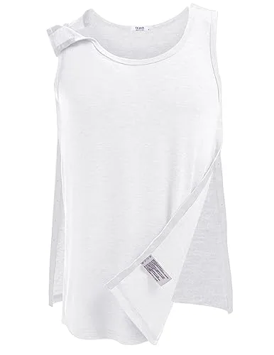 Men's Tear-Away Tank Top II, White