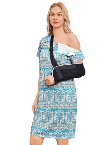 Women's Tear-Away Dress IV, Blue Print