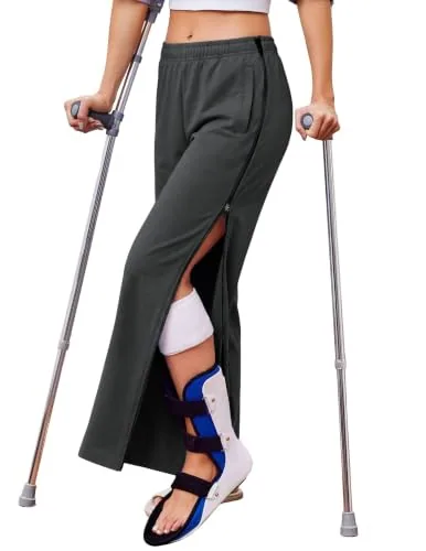 Women's Tear-Away Pants IV, Dark Grey