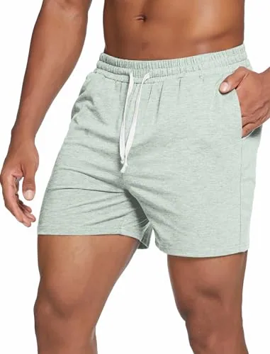 Men's Pajama Shorts II, Gray Green