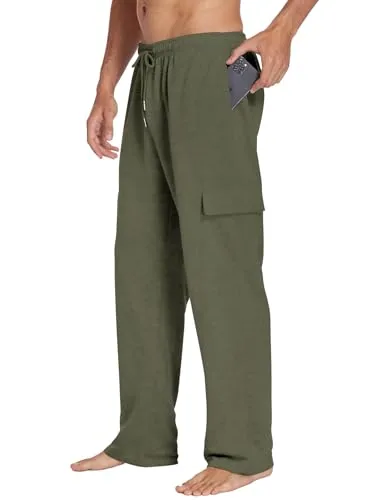 Men's Cargo Pants, Olive Green