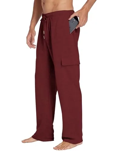 Men's Cargo Pants, Maroon