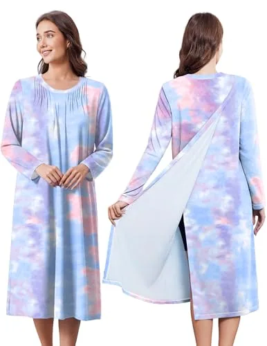 Women's Open-Back Dress II, Pink Tie Dye