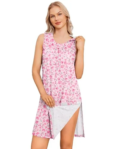 Women's Tear-Away Tank Top, Pink Print