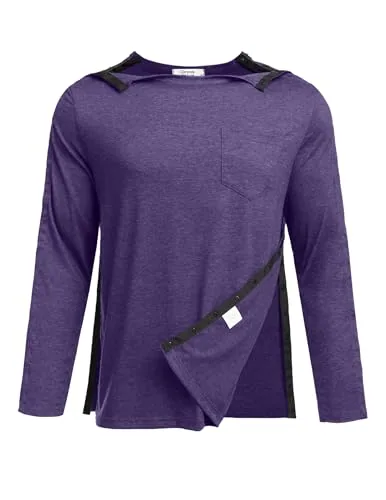 Men's Tear-Away Shirt V, Purple