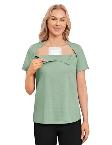 Women's Short-Sleeve Tear-Away Shirt III, Green