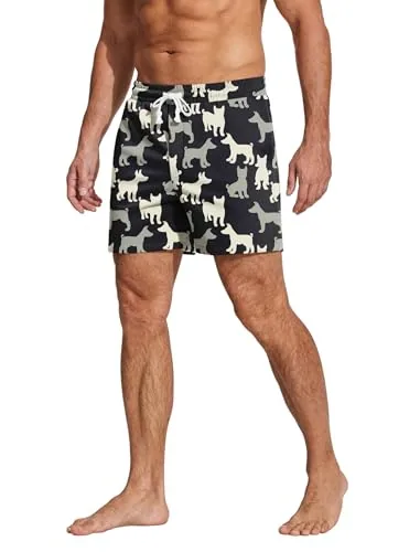 Men's Pajama Shorts IV, Cat
