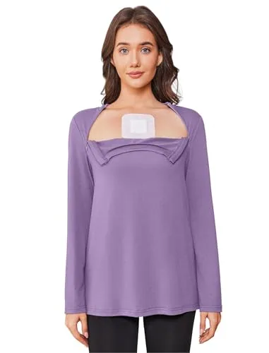 Women's Long-Sleeve Port-Access Shirt III, Lilac